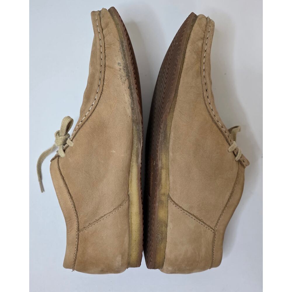 Clarks Men Wallabee Tan Suede Lace-up Shoe - Size 13 - Picture 5 of 8
